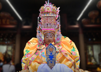 媽祖信仰起源於中國福建,湄洲媽祖廟每年吸引成千上萬的信徒前來朝聖,展現了信仰的深厚影響力。(圖:湄洲媽祖祖廟)