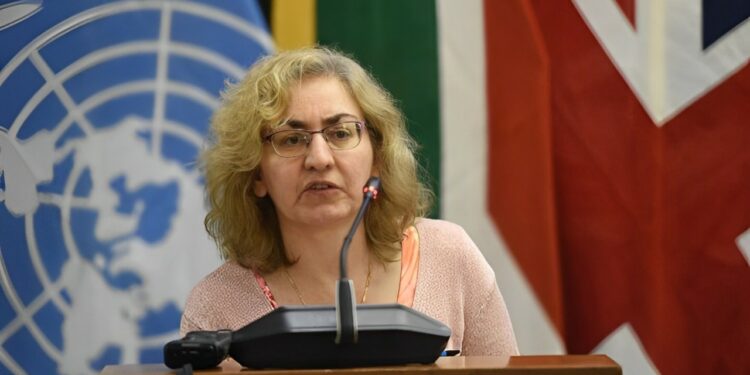 南非國際事務研究所(SAIIA)首席執行官伊麗莎白·西迪羅普洛斯(Elizabeth Sidiropoulos)(圖:Twitter(@DIRCO_ZA))