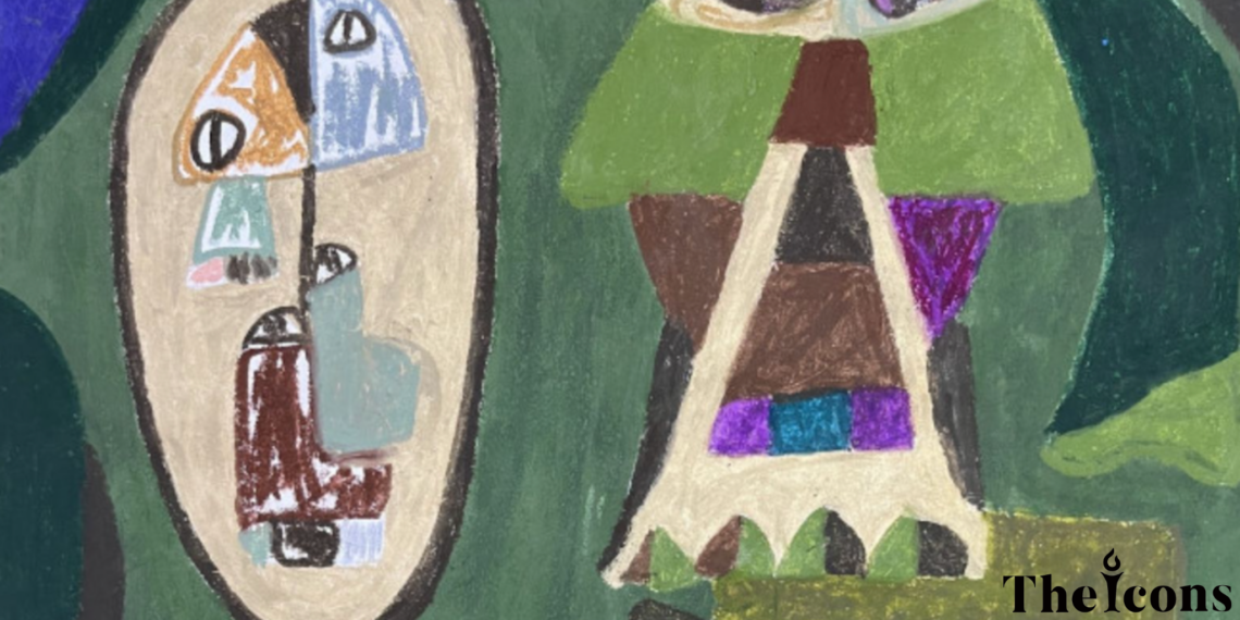 藝術家蕭建安 (Jian-An Hsiao) 創作的作品榮獲此次「我畫我話」畫展的評審冠軍。（圖：The Icons）