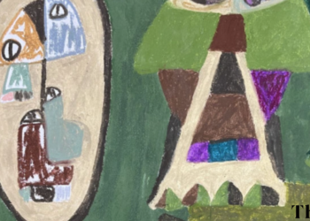 藝術家蕭建安 (Jian-An Hsiao) 創作的作品榮獲此次「我畫我話」畫展的評審冠軍。(圖:The Icons)