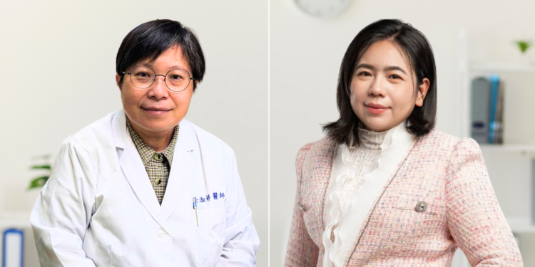 精神科醫師徐淑婷與花漾量子文化創辦人黃韶琴。(圖:黃韶琴)