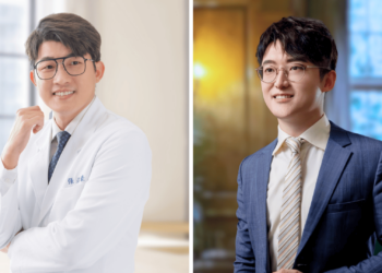 白袍人生創辦人張益豪醫師與英國全球領袖媒體《The Icons》艾肯氏國際名人誌執行長許復。(圖:The Icons)