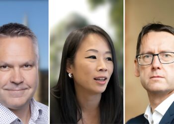 左起為劍橋大學永續領導學院高級總監 Sam Laakkonen、台灣國家實驗研究院台灣海洋科技研究中心副主任張美瑜博士，以及捷克先進晶片設計研究中心主任 Radek Holý 教授（Photography: The Icons）