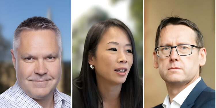 左起為劍橋大學永續領導學院高級總監 Sam Laakkonen、台灣國家實驗研究院台灣海洋科技研究中心副主任張美瑜博士,以及捷克先進晶片設計研究中心主任 Radek Holý 教授(Photography: The Icons)